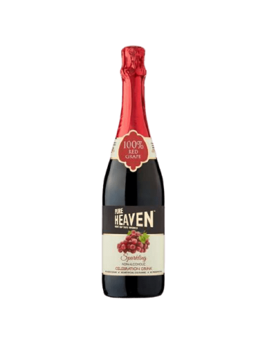 Pure Heaven Red grape Sparkling non alcoholic wine 750ml - JODAQ STORE ...